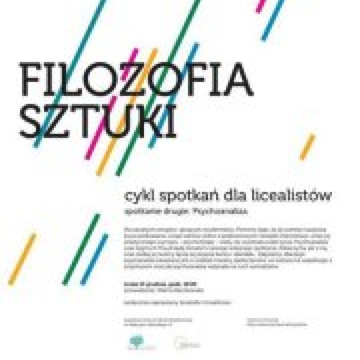 Filozofia sztuki: Psychoanaliza, spotkanie w CSW Znaki Czasu w Toruniu