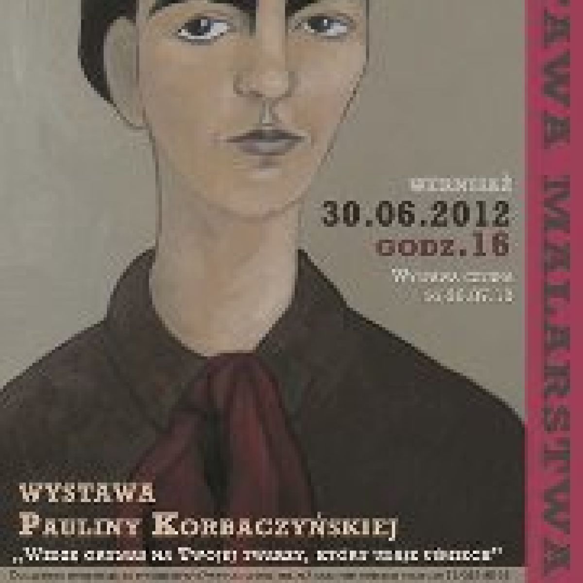 ''Widzę grymas na twojej twarzy, który udaje uśmiech'' - polecamy wystawę Pauliny Korbaczyńskiej we Wrocławiu!