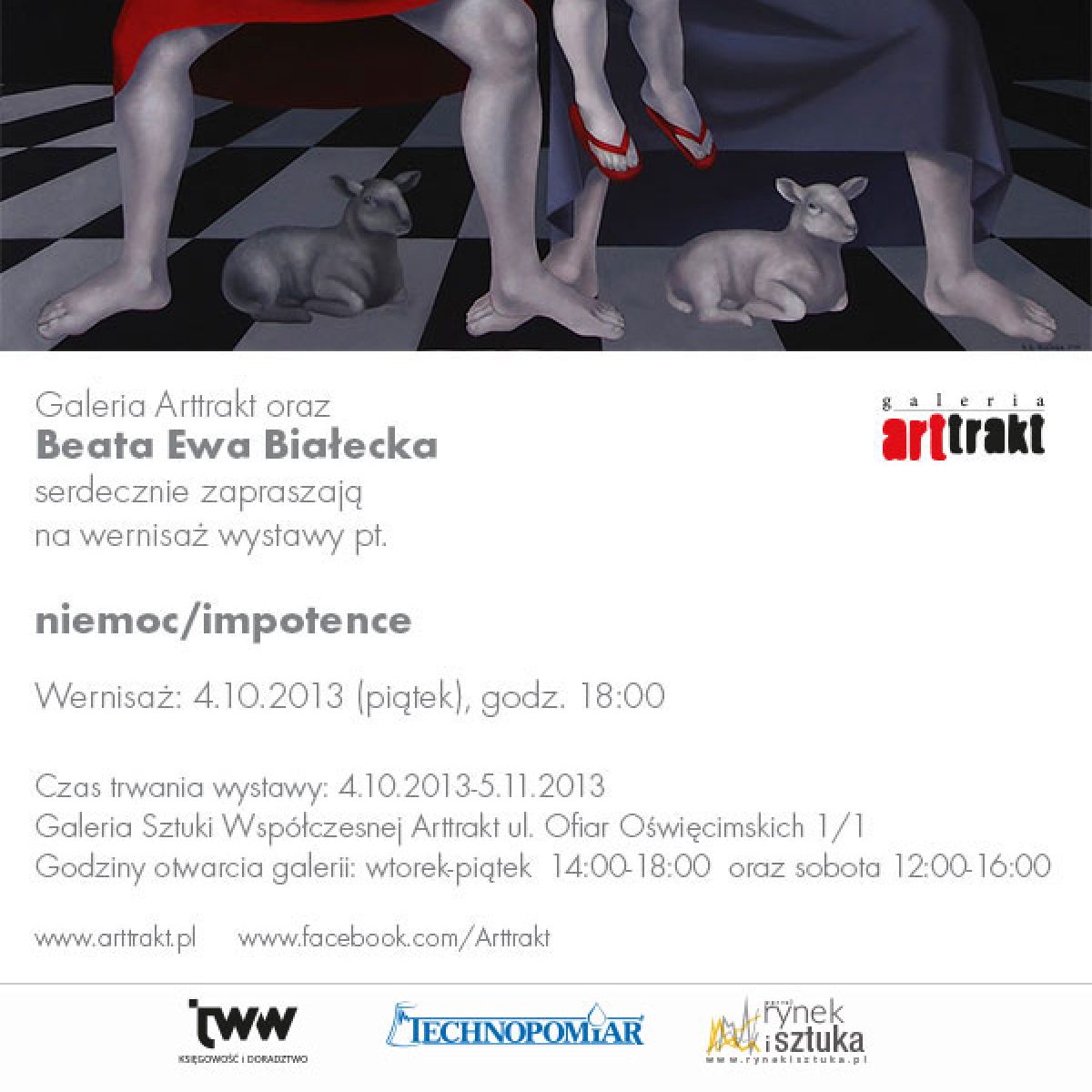 “Impotence/Niemoc” - wystawa malarstwa Beaty Ewy Białeckiej w galerii “Arttrakt”