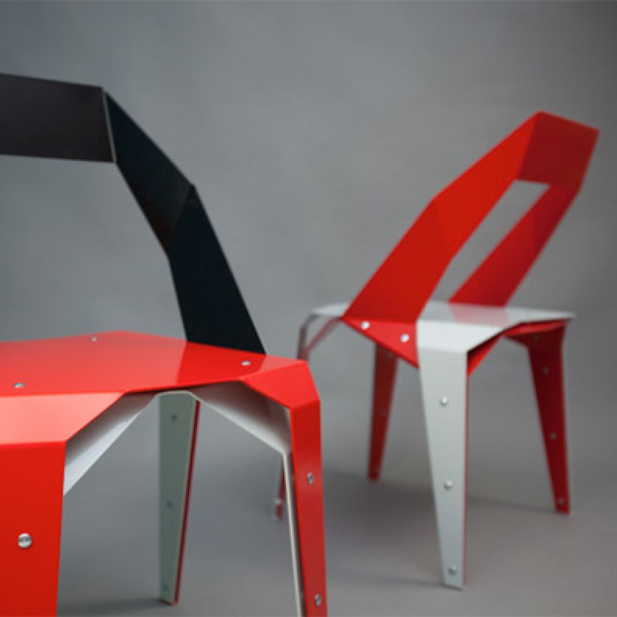 Krzesła jak origami