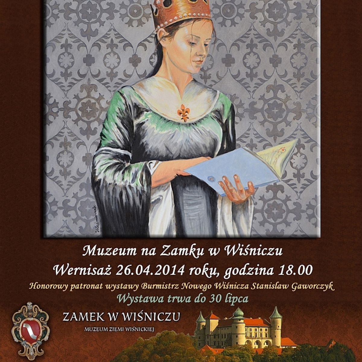 Jadwiga Andegaweńska w obrazach Haliny Kaźmierczak. Wystawa malarstwa.