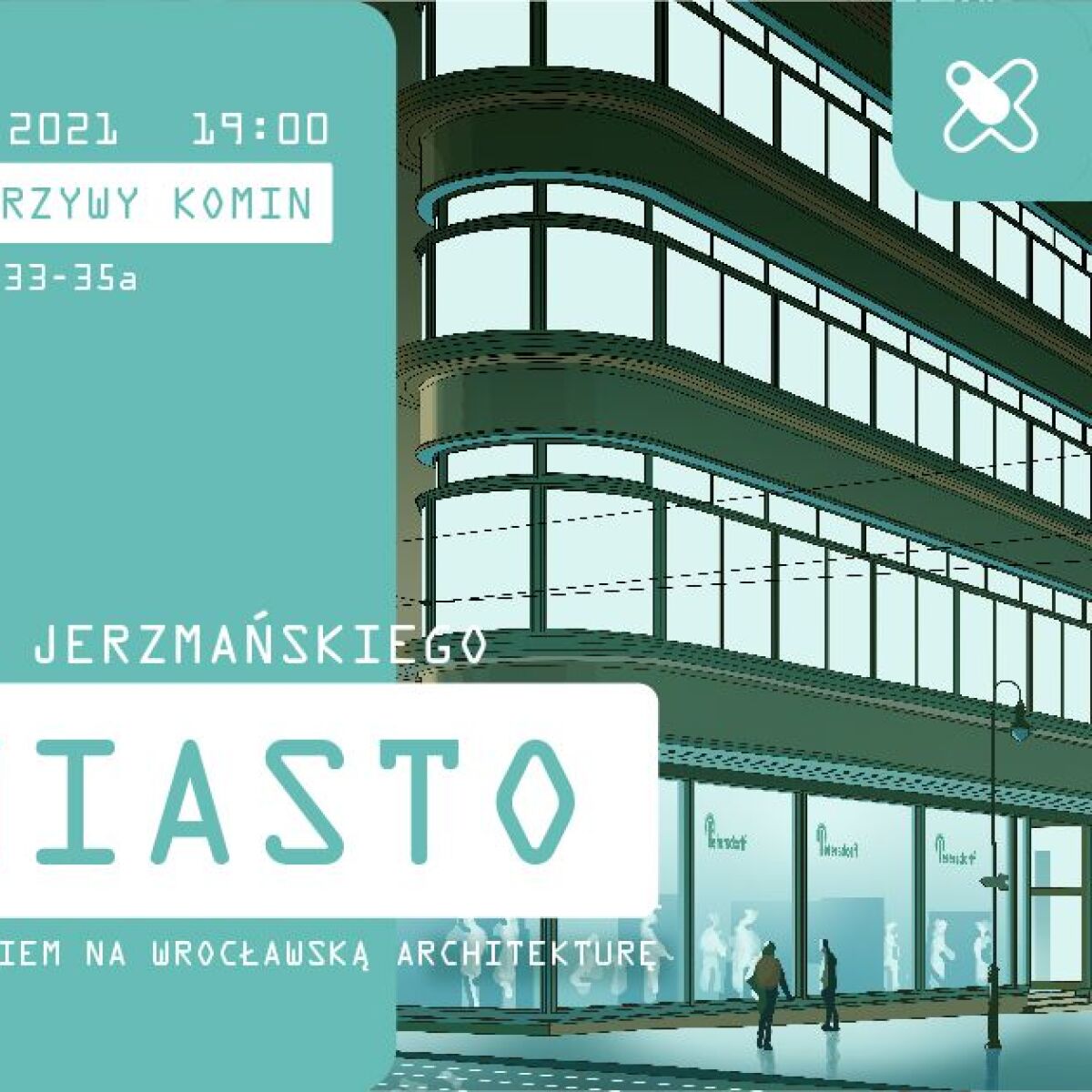 Miasto - z widokiem na wrocławską architekturę. Wystawa plakatów Jana Jerzmańskiego