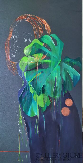 Agnieszka  Banasiak T-Moja Monstera-Olej