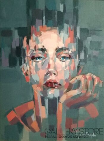 Agnieszka Fijał- Czapla-Melancholia-Akryl
