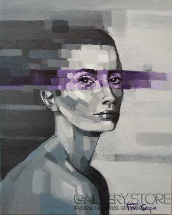 Agnieszka Fijał- Czapla-Uważność-Akryl