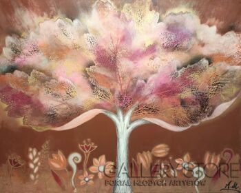 Aleksandra  Michalik-Drzewo spełnionych życzeń-Malarstwo