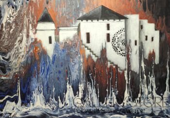 Aleksandra  Michalik-Mój biały zamek-Malarstwo