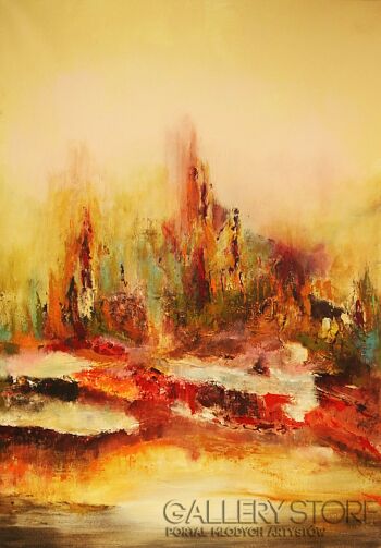 Alicja Wysocka-Nieuchwytny krajobraz-Malarstwo