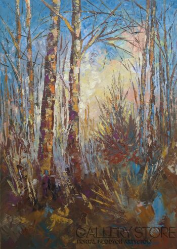 Anita Domeracka-Cisza w chaszczach-Malarstwo