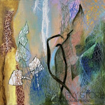 Anna Lupa-Suchy-Śpiew liści II-Malarstwo