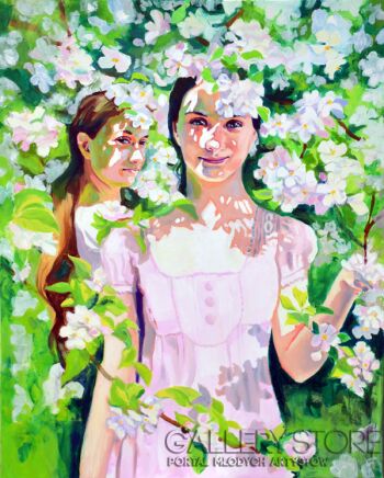 Anna Masiul-Gozdecka-Spring Entrance-Olej