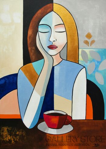 Barbara Soborak-Filiżanka pełna wspomnień-Malarstwo