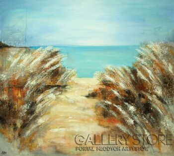 Barbara Soborak-Pejzaż Dotyk ciszy-Malarstwo