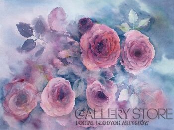 Beata van Wijngaarden-ROSES. ROSES. 2020.024-Akwarela