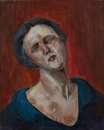 Bożena Kot-Portret w półśnie-Malarstwo