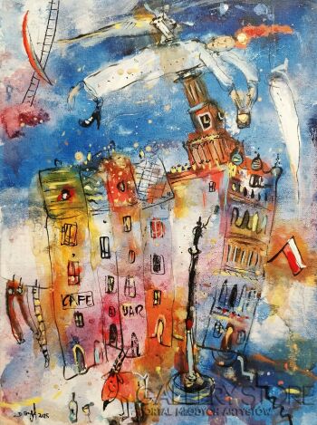 Dariusz Grajek-Poznańska anielica...-Malarstwo