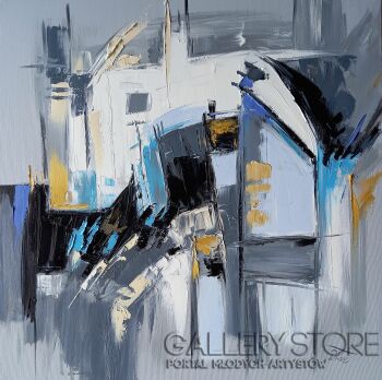 Dorota Łaz-Szara abstrakcja 10-Malarstwo