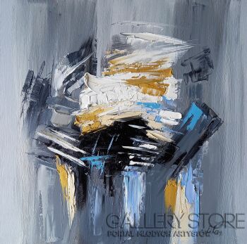 Dorota Łaz-Szara abstrakcja 11-Malarstwo