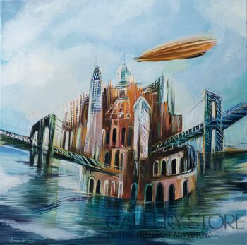 Edward Karczmarski-Wehikuł czasu X-Malarstwo