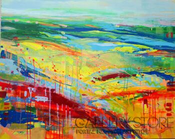 Elżbieta  Czerwińska-"Sunny morning" -Akryl