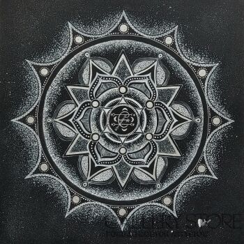 Ewa Mitręga-Mandala- Sigil bogactwa-Akryl