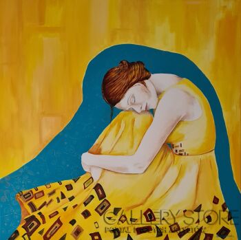 Ewa Nowiszewska-Sen o Panu Klimcie -Akryl