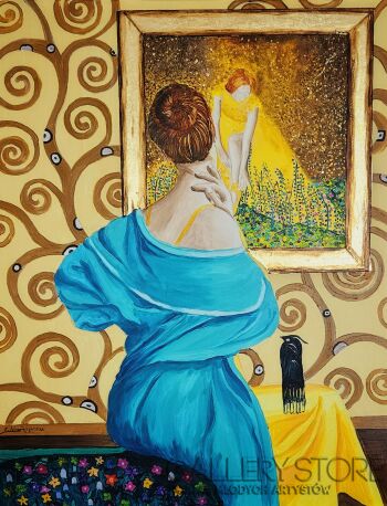 Ewa Nowiszewska-W klimacie p. Klimta V-Akryl