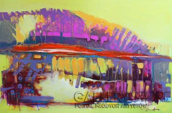 Henadzy Havartsou-Czerwony horyzont-Malarstwo