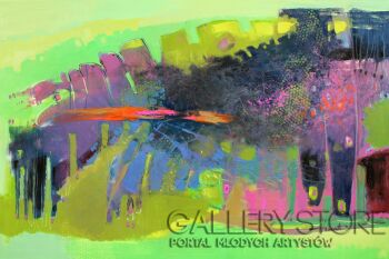 Henadzy Havartsou-Echo zieleni-Malarstwo