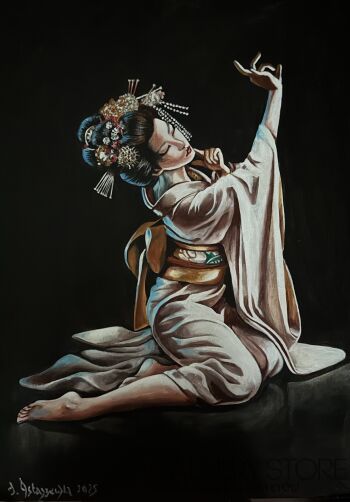 IWONA OSTASZEWSKA-Gejsza-Malarstwo