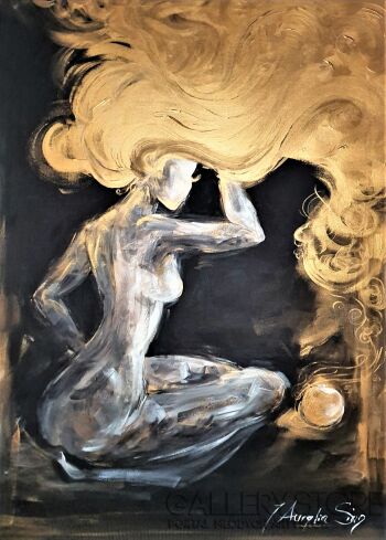 J. Aurelia Sikiewicz-Wojtaszek-ZŁOTOWŁOSA-Akryl