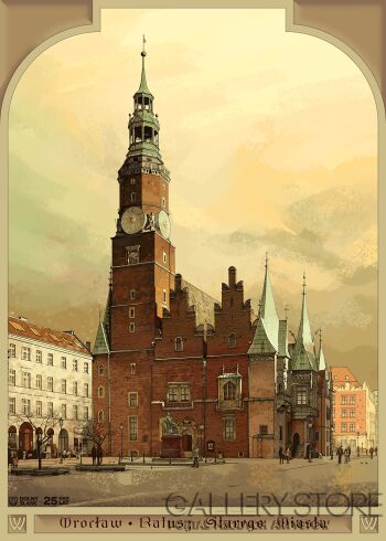 Jan Jerzmański-ratusz-Grafiki i plakaty