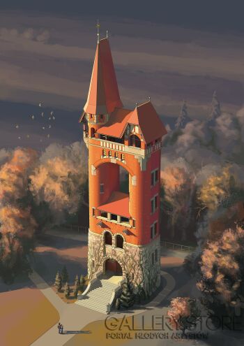 Jan Jerzmański-widokówka wrocławska 12-Grafiki i plakaty