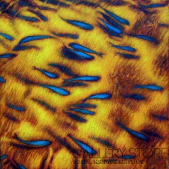 Jan Krusche-Blue fish-Olej