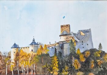 Jan Latocha-Zamek w Niedzicy-Malarstwo