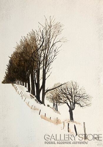 Jan Latocha-Zima-Malarstwo