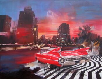 Janusz Orzechowski-Batmobil-Olej