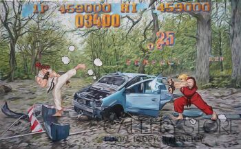 Janusz Orzechowski-Don't leave your car in the forest-Olej