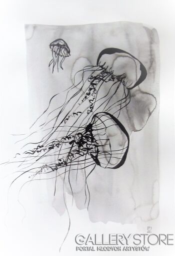 Joanna Pyrskała-Meduzy -Akwarela