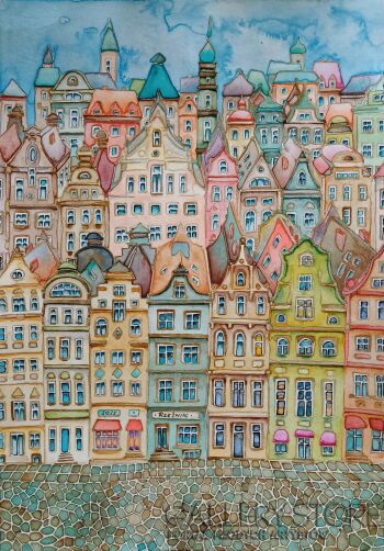 Joanna Rzeźnik-Lato w centrum - Gdańska-Malarstwo