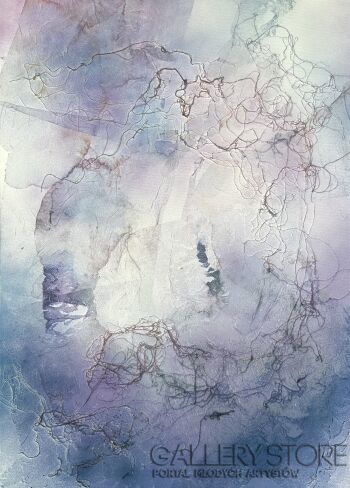 Joanna Wietrzycka-About the sky 2-Technika mieszana