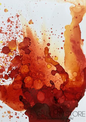 Joanna Wietrzycka-Red explosion 3-Technika mieszana