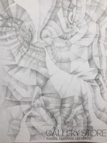 Joanna Wietrzycka-Tangle of thoughts-Rysunek