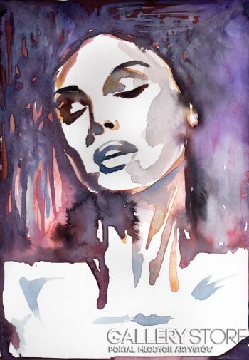 Katarzyna Bruniewska-Gierczak-Fiolet-Giclee