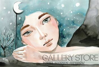 Katarzyna Bruniewska-Gierczak-Księżycowa-Akwarela