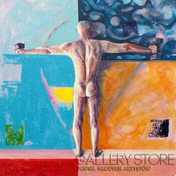 Katarzyna M Rymarz-Poranny błękit-Malarstwo