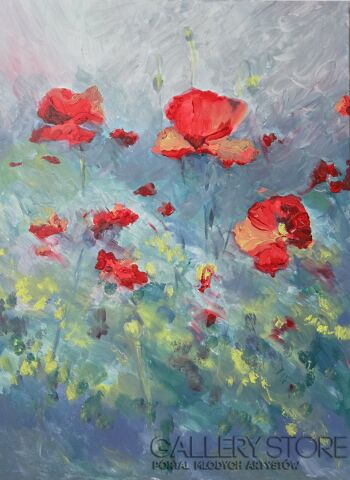 Katarzyna Śliwka-Letnie maki-Malarstwo