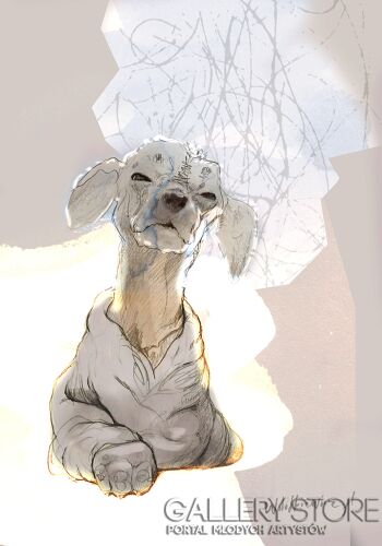 Katarzyna Wołodkiewicz-Myśliciel, 3/50, 35x50cm-Giclee