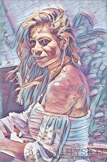 Krzysztof Bobrowski-Dziewczyna z Rio (P5-bs)-Grafiki i plakaty