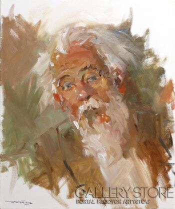 Krzysztof Tracz-Portret mężczyzny_3-Olej